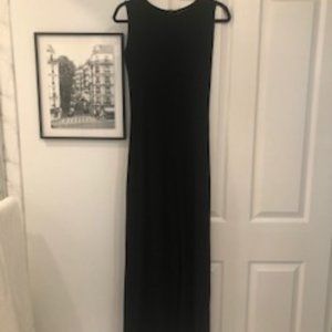 Norma Kamali Wideleg Jumpsuit, black, size small